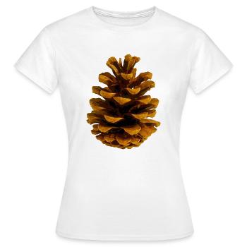 Pomme de pin - T-shirt Femme - blanc - Devant - AI Model Female 172 dark (172cm)
