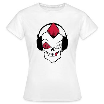 punkrock - Frauen T-Shirt - Weiß - Vorne - AI Model Female 172 dark (172cm)