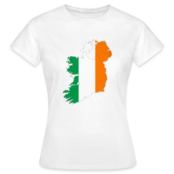 Irlande - T-shirt Femme - blanc - Devant - AI Model Female 172 dark (172cm)
