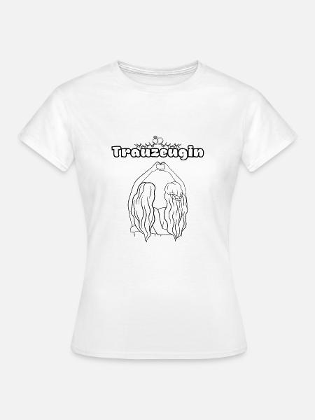 Trauzeugin - Frauen T-Shirt - Weiß