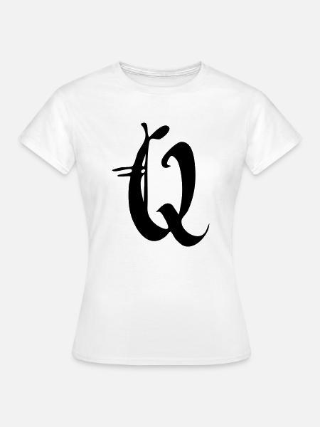 Q - Frauen T-Shirt - Weiß