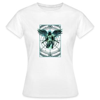 Eternal Wing - Frauen T-Shirt - Weiß - Vorne - AI Model Female 172 dark (172cm)