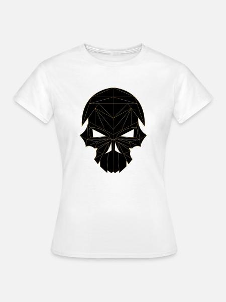 CrossCut Schädel - Frauen T-Shirt - Weiß