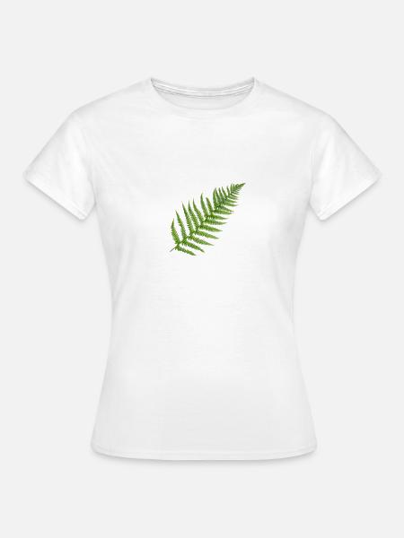 Farn - Frauen T-Shirt - Weiß