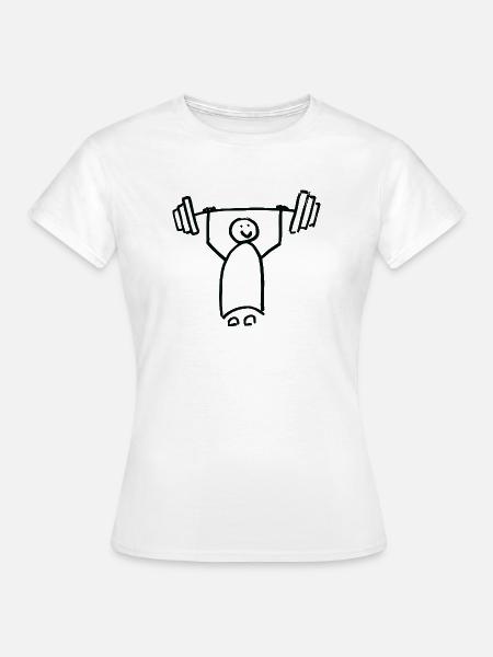 starkes Mädchen - Frauen T-Shirt - Weiß