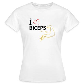 Gymnase d'entraînement de musculation - T-shirt Femme - blanc - Devant - AI Model Female 172 dark (172cm)