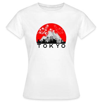 Tokyo - Women's T-Shirt - white - Front - AI Model Female 172 dark (172cm)