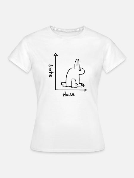 Hase oder Ente - Frauen T-Shirt - Weiß