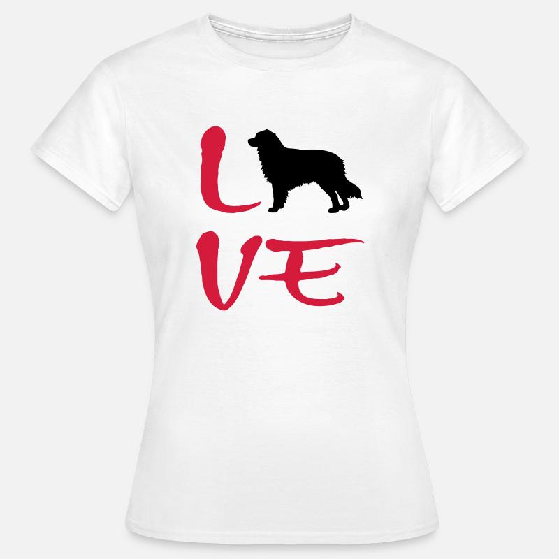 Australian Shepherd Aussie LOVE - Women's T-Shirt - white