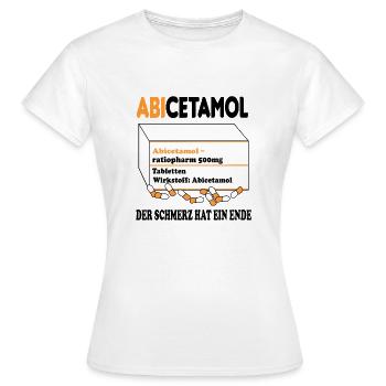 Abitur 2020 Abishirts Abschlussshirts AK 20 Abi - Frauen T-Shirt - Weiß - Vorne - AI Model Female 172 dark (172cm)