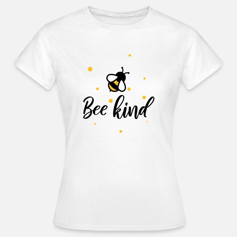 Bee kind sparkle - T-shirt Femme - blanc