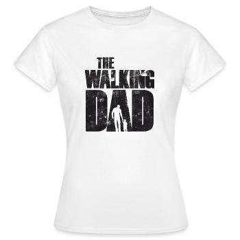 Le père walking - T-shirt Femme - blanc - Devant - AI Model Female 172 dark (172cm)
