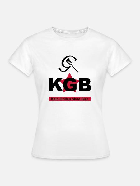 KGB - Kein Grillen... - Frauen T-Shirt - Weiß