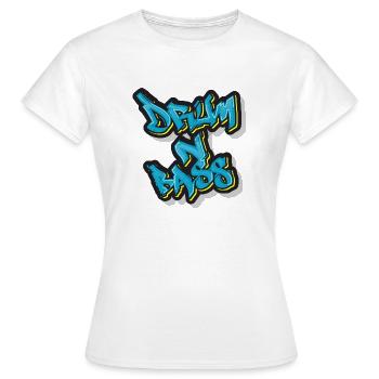 Street DnB - Frauen T-Shirt - Weiß - Vorne - AI Model Female 172 dark (172cm)