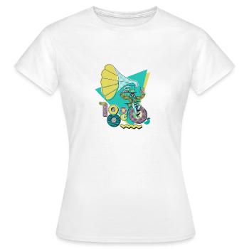 Roches des années 1880 - T-shirt Femme - blanc - Devant - AI Model Female 172 dark (172cm)