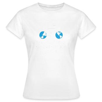 Klimaschutz - Frauen T-Shirt - Weiß - Vorne - AI Model Female 172 dark (172cm)