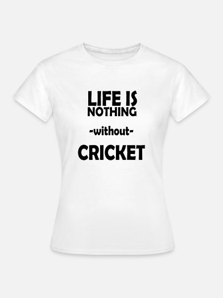Cricket - Frauen T-Shirt - Weiß
