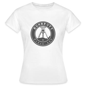 Ruhrpott - T-shirt Femme - blanc - Devant - AI Model Female 172 dark (172cm)