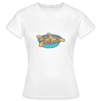 Frühstück Honig - Frauen T-Shirt - Weiß - Vorne - AI Model Female 172 dark (172cm)