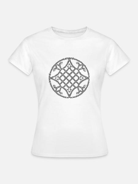 Mosaik Mandala - Frauen T-Shirt - Weiß
