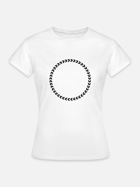 Kranz - Frauen T-Shirt - Weiß