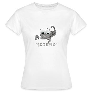 Zodiac Scorpio - Women's T-Shirt - white - Front - AI Model Female 172 dark (172cm)