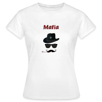 Mafia - Frauen T-Shirt - Weiß - Vorne - AI Model Female 172 dark (172cm)