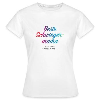 Beste Schwiegermama - Frauen T-Shirt - Weiß - Vorne - AI Model Female 172 dark (172cm)