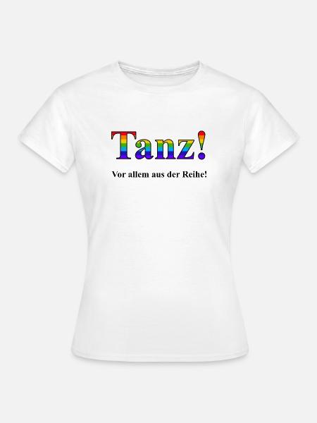 Tanz 1 - Frauen T-Shirt - Weiß