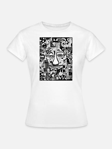 Graffiti Inspirationen:Tapir - Frauen T-Shirt - Weiß