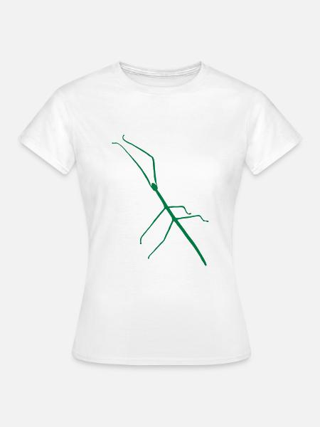 Stick_ Insekt_s1 - Frauen T-Shirt - Weiß