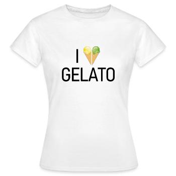 Glace, glace, bébé! - T-shirt Femme - blanc - Devant - AI Model Female 172 dark (172cm)
