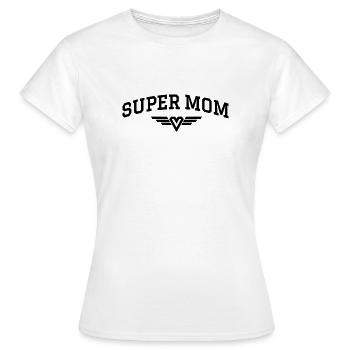 Super mon coeur ailes - T-shirt Femme - blanc - Devant - AI Model Female 172 dark (172cm)