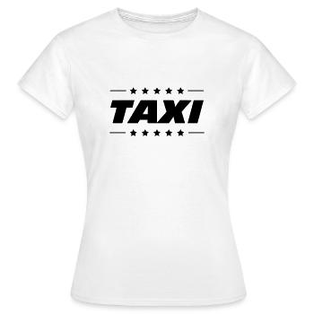 Taxi - Frauen T-Shirt - Weiß - Vorne - AI Model Female 172 dark (172cm)