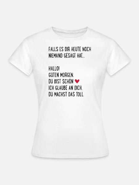 Komplimente - Frauen T-Shirt - Weiß