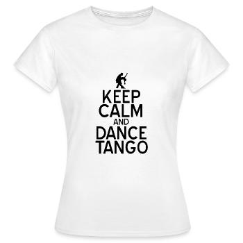 Tango - T-shirt Femme - blanc - Devant - AI Model Female 172 dark (172cm)