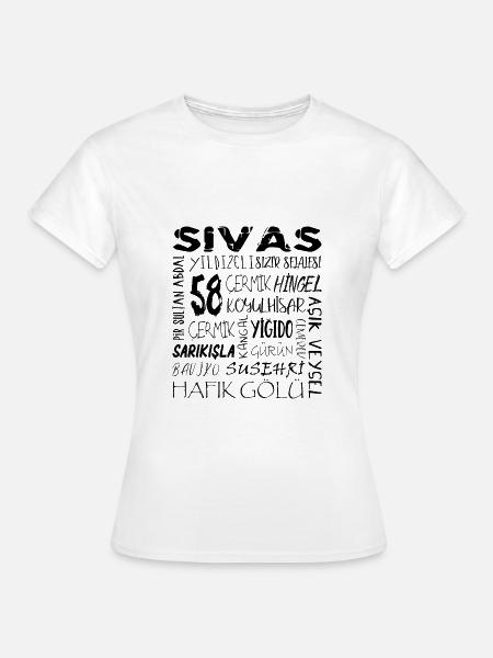 58 Sivas Sivasli - Frauen T-Shirt - Weiß
