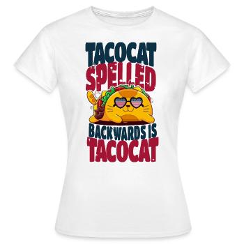 Taco - Frauen T-Shirt - Weiß - Vorne - AI Model Female 172 dark (172cm)