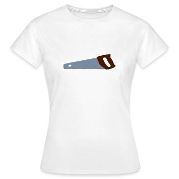 tool - Women's T-Shirt - white - Front - AI Model Female 172 dark (172cm)
