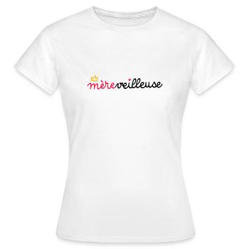 Mother's day word games motherly - Women's T-Shirt - white - Front - AI Model Female 172 dark (172cm)