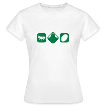 Bearn Boxes - T-shirt Femme - blanc - Devant - AI Model Female 172 dark (172cm)