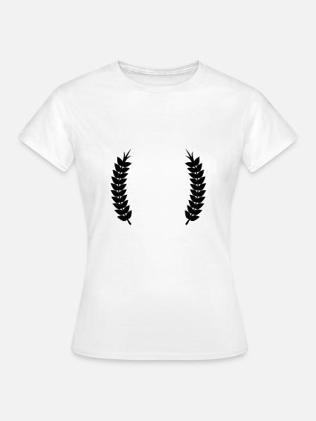 Ähren Kranz - Frauen T-Shirt - Weiß