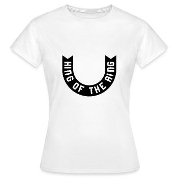 Roi de l’anneau - T-shirt Femme - blanc - Devant - AI Model Female 172 dark (172cm)