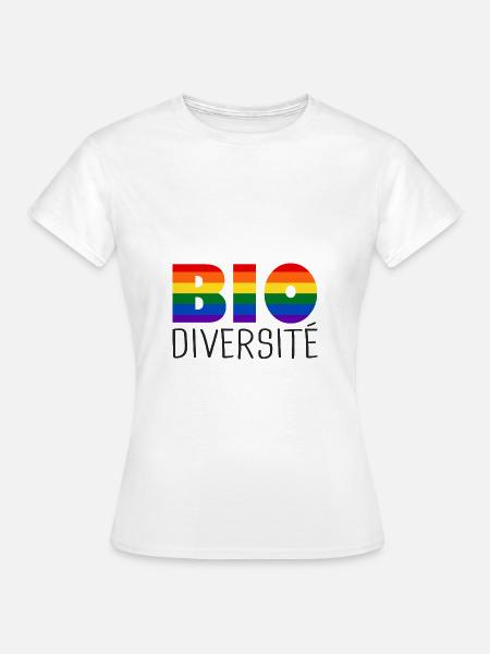 LGBT-Biodiversität - Frauen T-Shirt - Weiß
