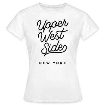 Upper West Side - New York - Women's T-Shirt - white - Front - AI Model Female 172 dark (172cm)
