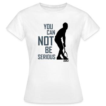 Tennis mcenroe hommage par wam - T-shirt Femme - blanc - Devant - AI Model Female 172 dark (172cm)