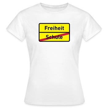 abishirt diplôme d'études abimotiv 2010 lycée - T-shirt Femme - blanc - Devant - AI Model Female 172 dark (172cm)