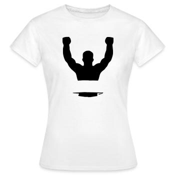 Gagnant - T-shirt Femme - blanc - Devant - AI Model Female 172 dark (172cm)
