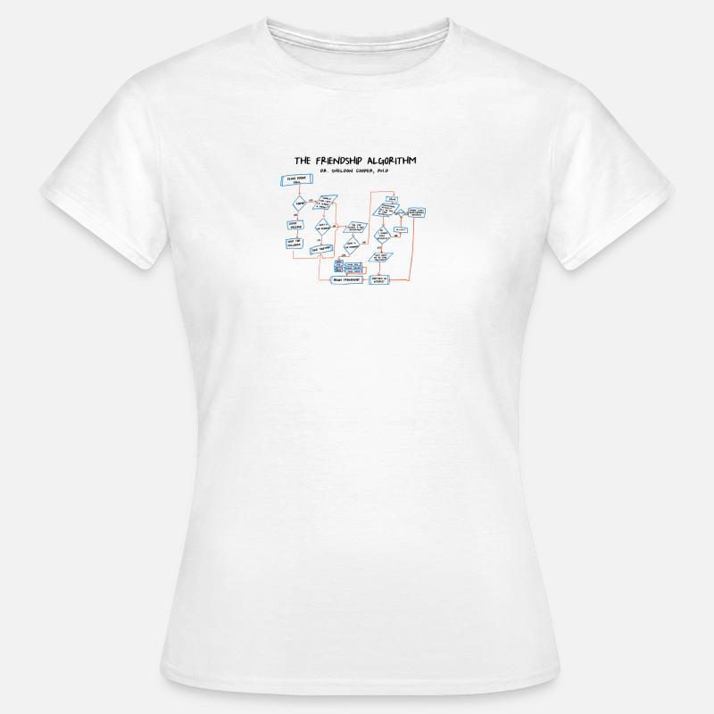 friendship algorithmus - Frauen T-Shirt - Weiß
