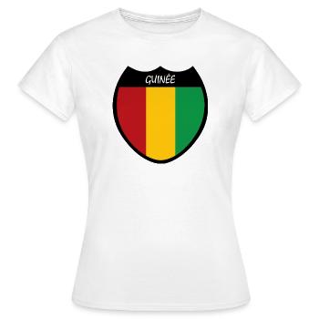 Guinée - T-shirt Femme - blanc - Devant - AI Model Female 172 dark (172cm)